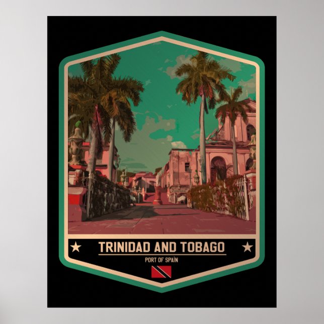 Trinidad och Tobago Poster (Framsidan)