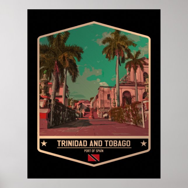 Trinidad och Tobago Poster (Framsidan)