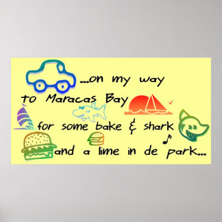 Trinidad och Tobago poster, bilder, tecknader Poster