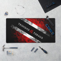 Trinidad och Tobago prickmönsterflagga