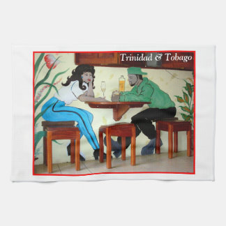 Trinidad och Tobago rom shoppar bilden Kökshandduk