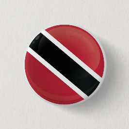 Trinidad och Tobago Round Icon Flagga Knapp