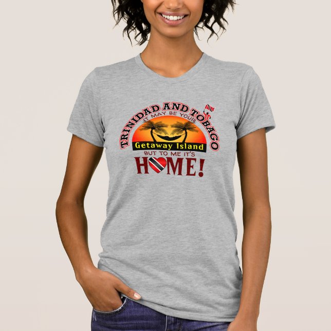 Trinidad och Tobago / Semesterö T Shirt (Framsida)