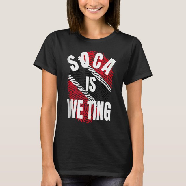 Trinidad och Tobago Soca T Shirt (Framsida)