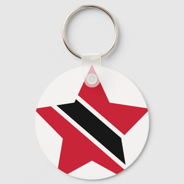 Trinidad+och+Tobago Star Nyckelring (Framsida)