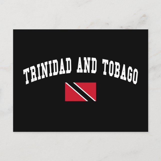 Trinidad och Tobago-stil Vykort (Framsida)