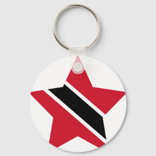 Trinidad+och+Tobago stjärna Nyckelring