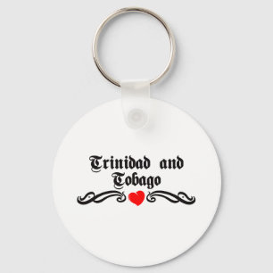 Trinidad och Tobago Tatto Stil Nyckelring