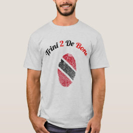 Trinidad och Tobago Trini 2 De Bone Fingerprint T-shirt
