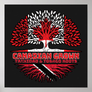 Trinidad och Tobago Trinidadian Canadian Canada Poster