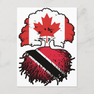 Trinidad och Tobago Trinidadian Canadian Canada Vykort
