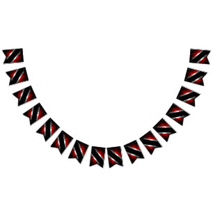 Trinidad och Tobagos prickmönstrade flagga