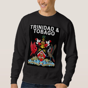 Trinidad och Tobagos vapen Trinidad och Tobagos fl Lång Ärmad Tröja