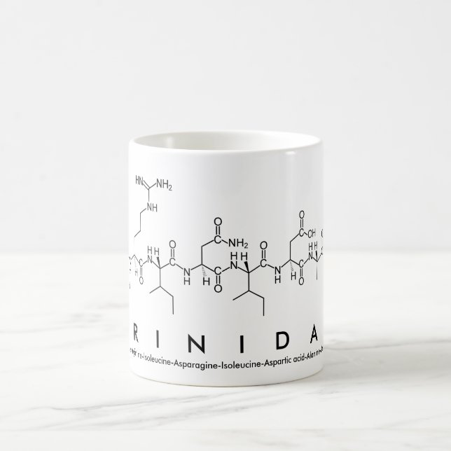 Trinidad peptide namn mugg (Center)