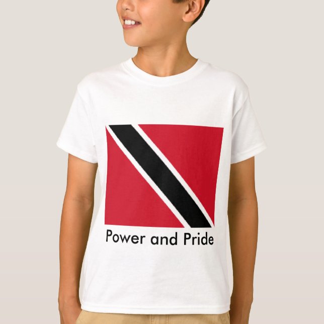 Trinidad Power and pride Tee Shirt (Framsida)