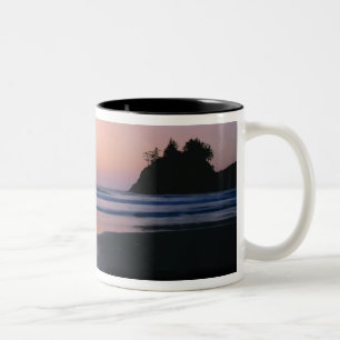 Trinidad State Beach, Kalifornien. USA. Hav 2 Två-Tonad Mugg