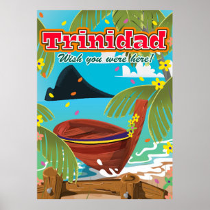 Trinidad tecknads reseaffisch poster