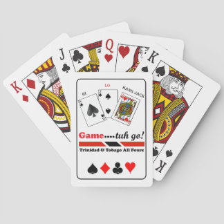 Trinidad & Tobago - allt färgrum Spel Kort