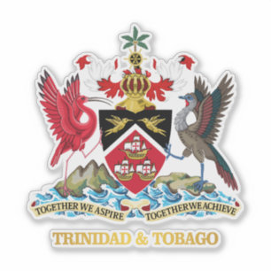 Trinidad & Tobago COA Klistermärken