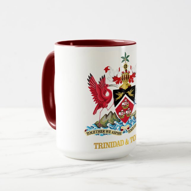 Trinidad & Tobago COA Mugg (Framsida vänster)