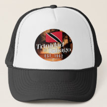 "Trinidad & Tobago Est. 1962-tums solnedgång med F