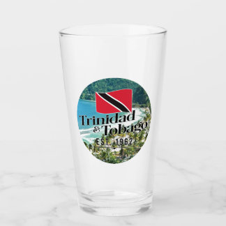 "Trinidad & Tobago Est. 1962-tumsfack med Flagga Glaskopp
