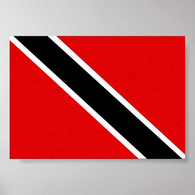 Trinidad Tobago Flag Poster (Framsidan)