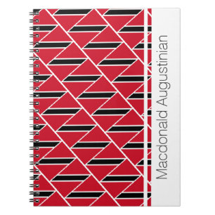 TRINIDAD TOBAGO FLAGGA Anpassad bärbar dator Journ Anteckningsbok