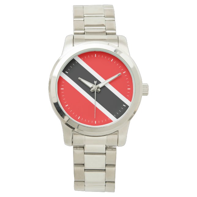 Trinidad & Tobago-flagga  Armbandsur (Framsida)