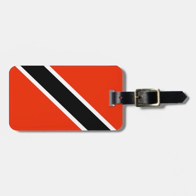 Trinidad & Tobago flagga Bagagebricka (Horisontell Framsida)