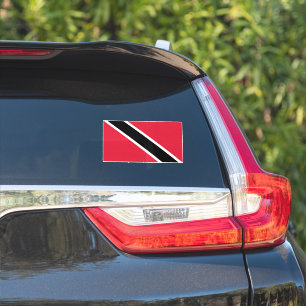 Trinidad & Tobago Flagga Klistermärken