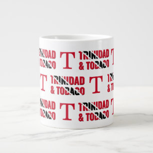 TRINIDAD TOBAGO FLAGGA Monogram Jumbo Mugg