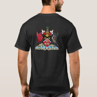 Trinidad & Tobago flagga och vapensköld T Shirt