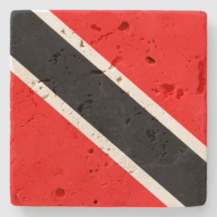 Trinidad & Tobago Flagga Stone Underlägg