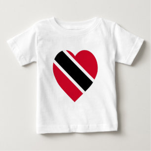 Trinidad & Tobago flaggahjärta Tee