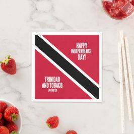 Trinidad & Tobago Independence day National Flagga Pappersservett