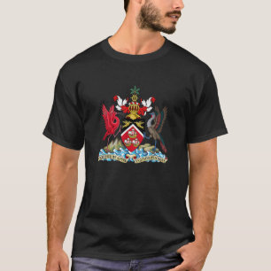 Trinidad Tobago Jackar om Arm Emblem Symbol Birds T Shirt