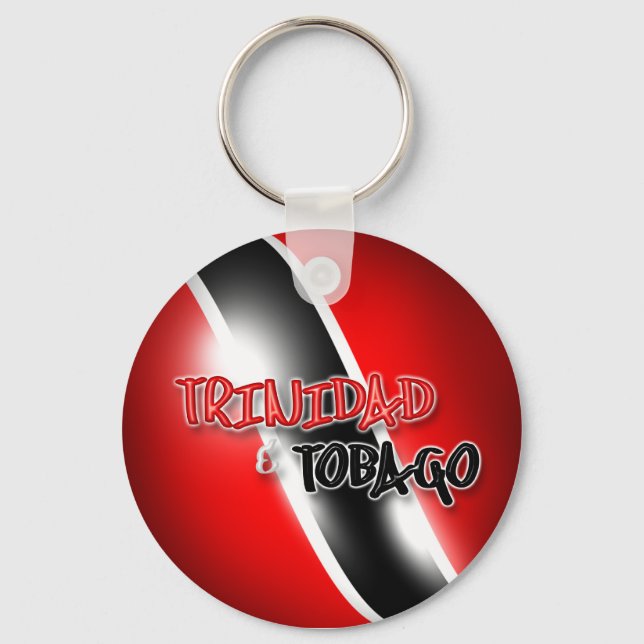 Trinidad & Tobago Keychain Nyckelring (Framsida)