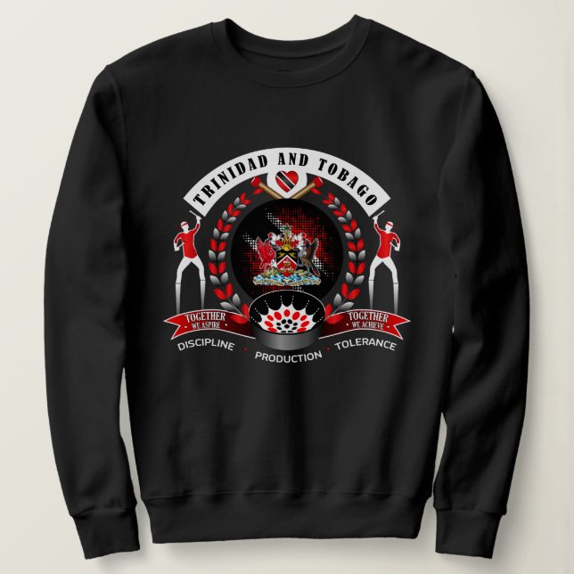 Trinidad & Tobago - Nationellt Pride T Shirt (Design framsida)
