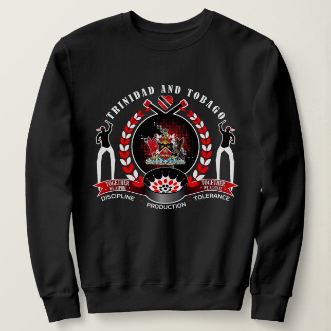 Trinidad & Tobago - Nationellt Pride T Shirt (Design framsida)
