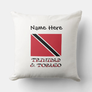 Trinidad Tobago och Trinidadisk flagga Personlig Kudde