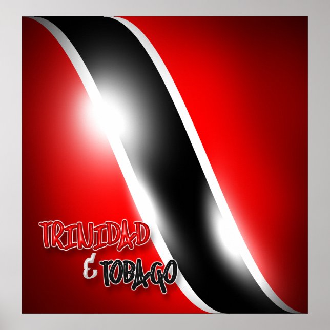 Trinidad & Tobago Poster Skriv ut (Framsidan)