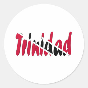 Trinidad & Tobago Runt Klistermärke