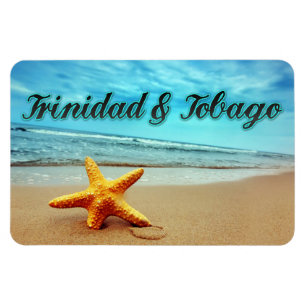 Trinidad & Tobago starfish Magnet