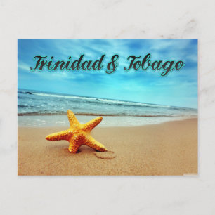 Trinidad & Tobago starfish Vykort