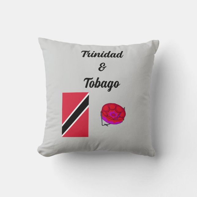 Trinidad & Tobago Steelpan  Kudde (Framsida)