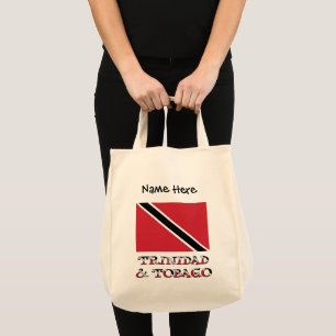 Trinidad-Tobago Trinidad Flag Personlig Tote B Tygkasse