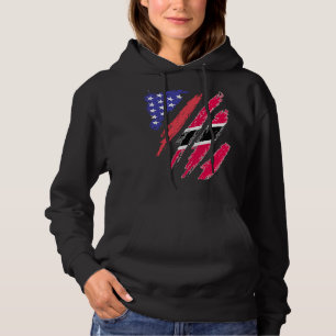 Trinidadian American Patriot Grown Heart Flagga St T Shirt