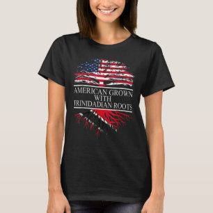 Trinidadian Roots Flagga Trinidad and Tobago T Shirt