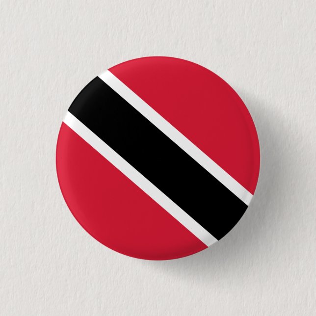 Trinidadians och Tobago Flagga, Trinidad och Tobag Knapp (Framsida)